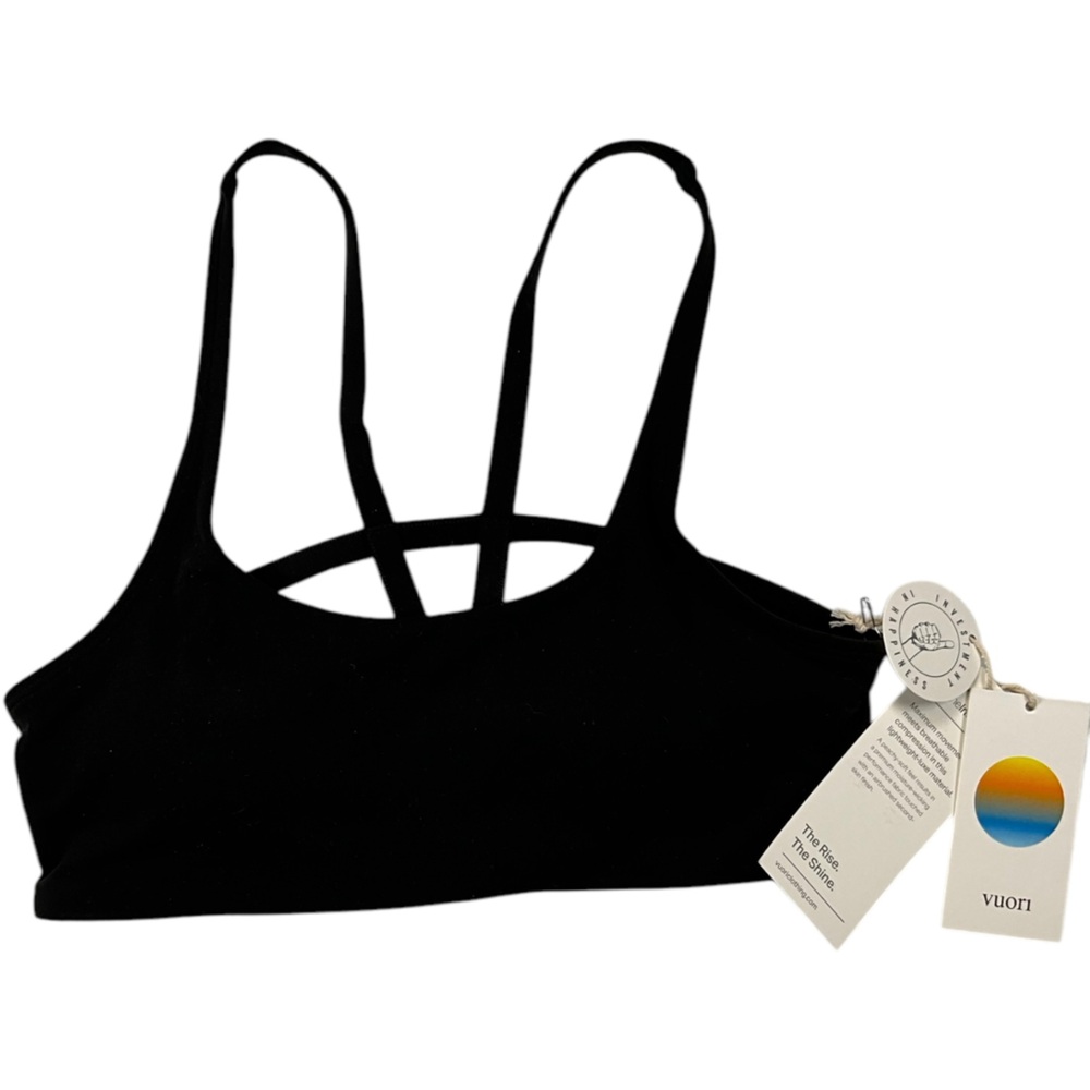 NWT Vuori Women’s Yosemite Bra Black VW104 Size‎ Medium